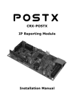 PostX IP Receiver Module Installation Manual