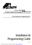 ++++PowerWave-16 Installation Manual-Ver5.55