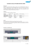 Installation Manual FHC20M ELECTRIC STRIKE