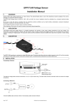 EFPVT-240 Voltage Sensor Installation Manual