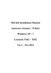 MiClub Installation Manual Autoscore Scanner