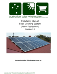 Installation Manual Solar Mounting System