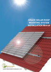 GRACE SOLAR ROOF MOUNTING SYSTEM INSTALLATION Manual