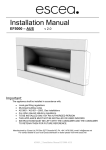 Installation Manual - Pivot Stove & Heating