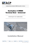 Sentryline II WRBS Terminal End