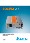 Operation and installation manual for SOLIVIA 2.5 AP G3