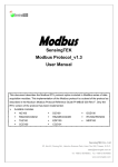 SensingTEK Modbus Protocol_v1.3 User Manual