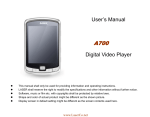 User's Manual Digital Video Player