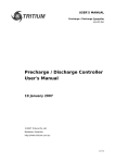 Precharge / Discharge Controller User's Manual