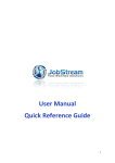 User Manual Quick Reference Guide