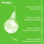 Ulitium Lightkit User Manual English Ulitium Lightkit Instrucciones