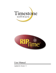 User Manual - Timestone Software