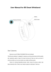 User Manual for B9 Smart Wristband