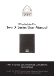 Twin X Series User Manual