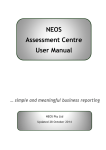 NEOS Assessment Centre User Manual