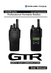 User Manual Professional Portable Radios