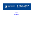 LibStats User Manual - UQ eSpace