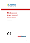 User Manual - Speech Solutions