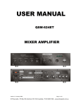 USER MANUAL - Radio Parts