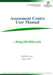 Assessment Centre User Manual
