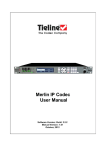 Merlin IP Codec User Manual