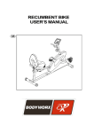 RECUMBENT BIKE USER'S MANUAL