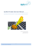 SunWiz PV Sales Tool User Manual