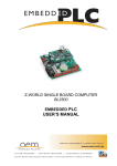 EMBEDDED PLC BL2500 User's Manual