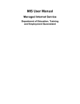 MIS User Manual - Managed Internet Service Login