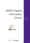 ePPOC Patient Information Centre User Manual