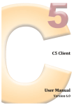 C5 Client User Manual - Serendipity Software