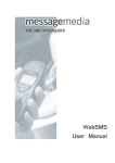 WebSMS User Manual User Manual