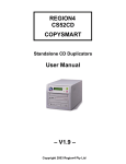 REGION4 CS52CD COPYSMART User Manual – V1.9 –