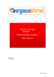 Vibrant Concepts Website Administration System User Manual