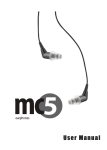 mc5 earphones User Manual