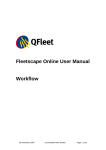 Fleetscape Online User Manual Workflow