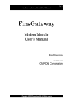 FGW Modem Module User's Manual