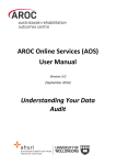 AROC Online Services (AOS) User Manual Understanding Your