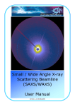 (SAXS/WAXS) User Manual - Australian Synchrotron