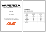 LF700 LF1500 PRODUCT USER MANUAL USER