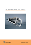 LP Morgan Dipper User Manual - Herma Projection Screen