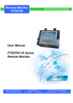 Remote Monitor PTE0700 User Manual PTE0700 V2 Series Remote