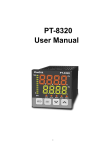 PT-8320 User Manual - Temperature Controls