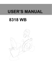 8318 WB USER'S MANUAL