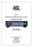 ps 155 interface to simplex ('push to talk')