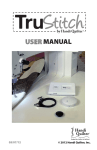 TruStitch User Manual 05-07