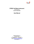 STREX Cell Strain Instrument User Manual