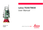Leica TS30/TM30 User Manual
