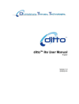 dittoTM lite User Manual - Diversionary Therapy Technologies