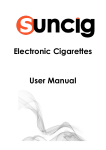 Electronic Cigarettes User Manual